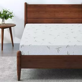 768649816542 IULULU Twin Mattress Memory Foam Box Tea Gel