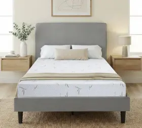 768649994257 IULULU Twin Mattress Gel Infused Memory Foam