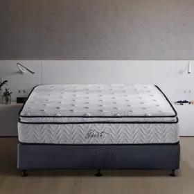 682698995754 JACIA HOUSE Queen Mattress Pillow Top Pocket Rv
