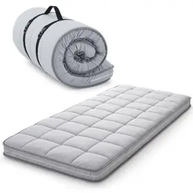 788081214645 JAMDOK Cot Mattress Topper Twin Gel Infused Foam