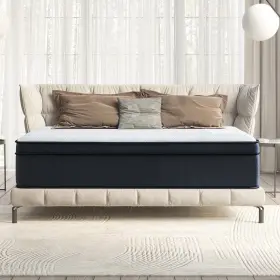 445004297224 JIAVA King Mattress Hybrid Memory Foam Box