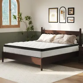 646051363895 JIAVA Hybrid Mattress Pocket Innerspring King