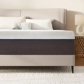 JIAVA-10Q-MF JIAVA Queen Memory Foam Mattress Box Breathable
