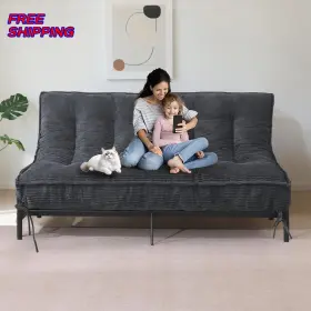 313042830802 JUIKURY Futon Mattress Firm Sleeper Sofa Bed Up