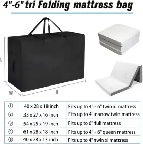 09JJ210801802B JUNGDA Folding Mattress Storage Bag Memory #3