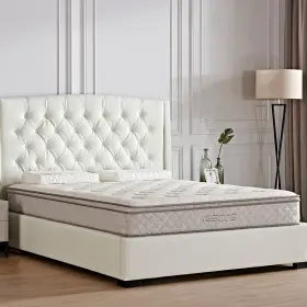 671891589907 KESCAS Memory Foam Hybrid Mattress Euro Top Box #2