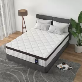 696230813642 KESCAS Memory Foam Hybrid Mattress Heavier Coils #3
