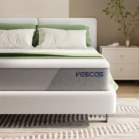 792933718236 KESCAS Twin Queen Pillow Top Mattressmemory Foam