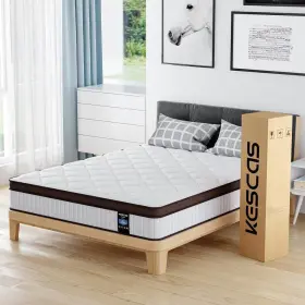 HDKX-K10T KESCAS Mattress Twin Pillow Top Firm Memory Foam #2