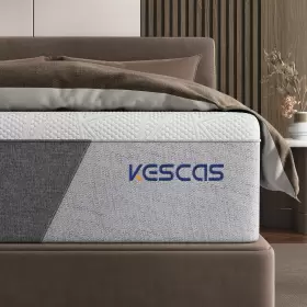 KHB10Q KESCAS Mattress Queen Memory Foam Firm Bed Box