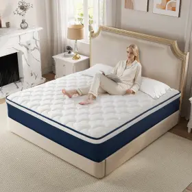 WSFLS8007 KESYUP Twin Gel Memory Foam Mattress Firm Sleep