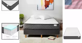 810017992669 KING SIZE MEMORY FOAM HYBRID MATTRESS Motion #2