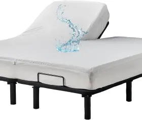 2000001-8ST2 KINGNEX Waterproof Split Top King Mattress