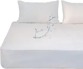 2000002-4S KINGNEX Waterproof Rv Queen Mattress Protector