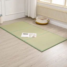 703327446840 KITBRHOME Tatami Mat Twin Mattress Natural