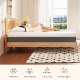 840325615615 KOORLIAN Mattress Gel Memory Foam Cooling Sleep #3