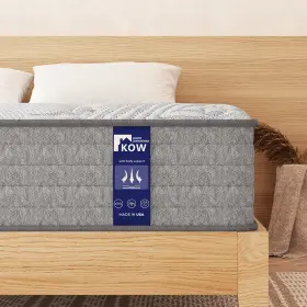 QMHY12GR KOW Gel Memory Foam Mattress Twin Queen King Hybrid