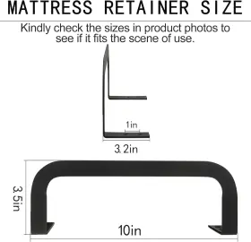 726084715936 KOXHERO Mattress Retainer Bar Bracket Platform #3