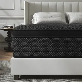 712490299337 KVIWASHA Queen Hybrid Mattress Pocket Cooling