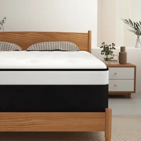 712490299894 KVIWASHA Queen Hybrid Mattress Gel Memory Foam