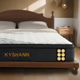 RIV001 KYSHANN Queen Mattress Memory Foam Individual Pocket