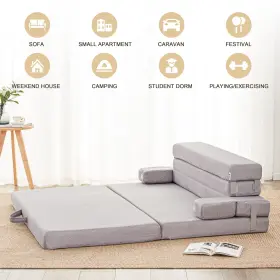 671891356936 LAZYZIZI Sofa Couch Cover Sleep Mattress Floor #3