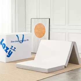689854078009 LAZYZIZI Innerspring Mobile Mattress Semi Bed