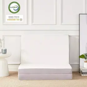711181772647 LAZYZIZI Folding Mattress Memory Foam Fold #3