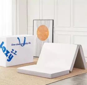 711181772647 LAZYZIZI Folding Mattress Memory Foam Fold