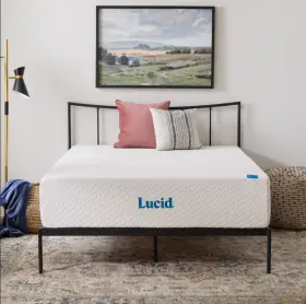 826705630362 LCID Gel Bed Mattress Box Memory Foam Cushioned