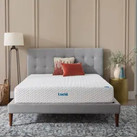 826705631604 LCID Gel Memory Foam Mattress Dual Layered Firm