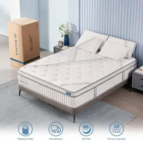 714407160384 LECHEPUS Twin Mattress Hybrid Foam Mattresses