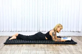 250587685411 LEEWADEE Floor Mattress Roll Up Futon Trifold #3