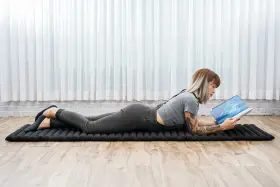 250587688573 LEEWADEE Floor Mattress Roll Up Futon Trifold #3