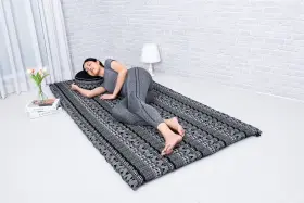 250587693591 LEEWADEE Floor Mattress Roll Up Futon Trifold #3