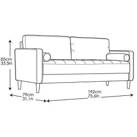 LK-LGFSP3GU3051 LIFESTYLE SOLUTIONS Sofa Heather #3