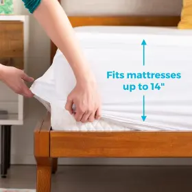 848971015056 LINENSPA Mattress Protector Twin #3