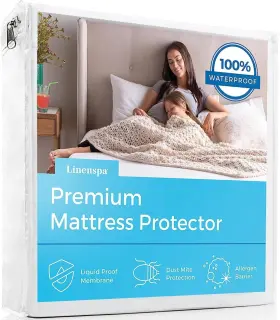 848971015056 LINENSPA Mattress Protector Twin