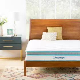 848971093061 LINENSPA Memory Foam Innerspring Hybrid Mattress #2