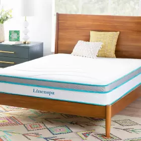 848971093061 LINENSPA Memory Foam Innerspring Hybrid Mattress