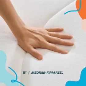 LS08TTMFSP LINENSPA Memory Foam Spring Hybrid Mattress Firm #3