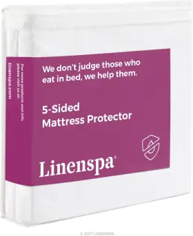 LS0PTT5P LINENSPA Waterproof Mattress Protector Twin
