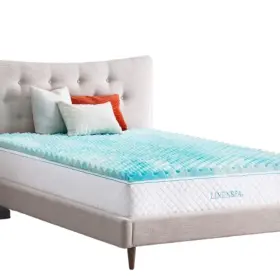 LS20CK30CSGT LINENSPA Convoluted Gel Swirl Memory Foam Topper