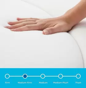 LSES08TTGFSP LINENSPA Memory Foam Hybrid Twin Mattress #3