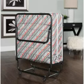 753793895475 LINON Charmaine Roll Folding Guest Bed Mattress #3