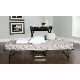 753793895475 LINON Charmaine Roll Folding Guest Bed Mattress