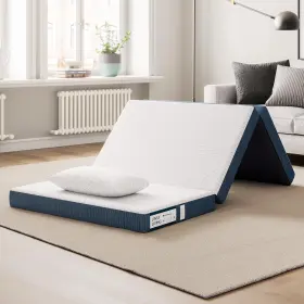 CD428A LINSY LIVING Single Folding Mattress Tencel Trifold