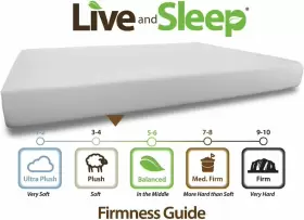 850009703798 LIVE AND SLEEP Firm Memory Foam Mattress Queen #3