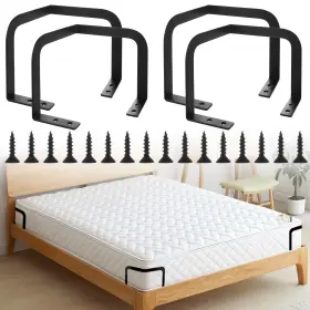 LYUS-RETAINER-4PCS-BK-240209 LOYORTY Mattress Slide Stopper
