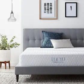 54673777 LUCID Gel Memory Foam Mattress Twin